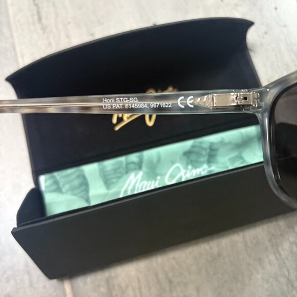 Maui Jim Honi Cat Eye Sunglasses Grey Tortoise Stripe GS758-11S - Picture 8 of 9